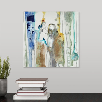 « botanique contour xiii », peinture sur toile