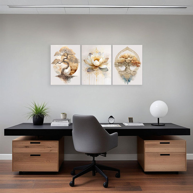 3 Piece Wrapped Canvas Print