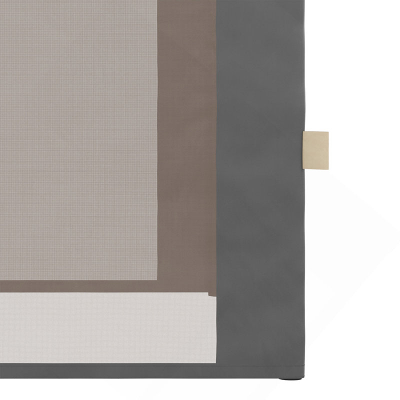 Tente à auvent escamotable avec filet Outsunny, Beige