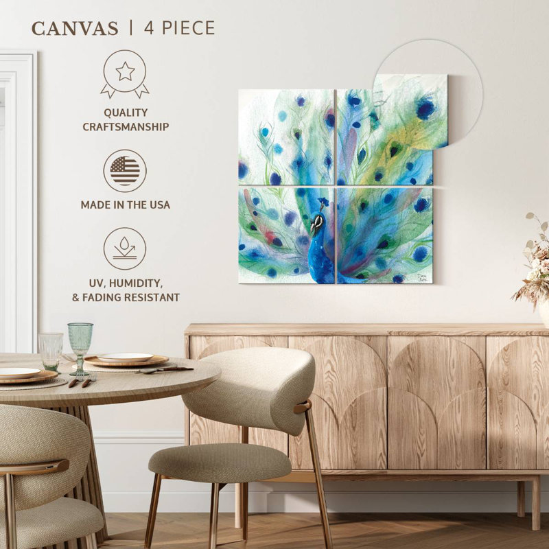 Brampt Peacock Glory, 57" H x 57" W