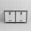 Meuble-lavabo double avec plateau en marbre de culture-515252965