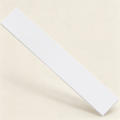 21'' W X 4'' H Solid Surface White Sidesplash Polished Rectangular Vanity Top Back Splash for Vanity Sink, Window Sill, Door Transitions