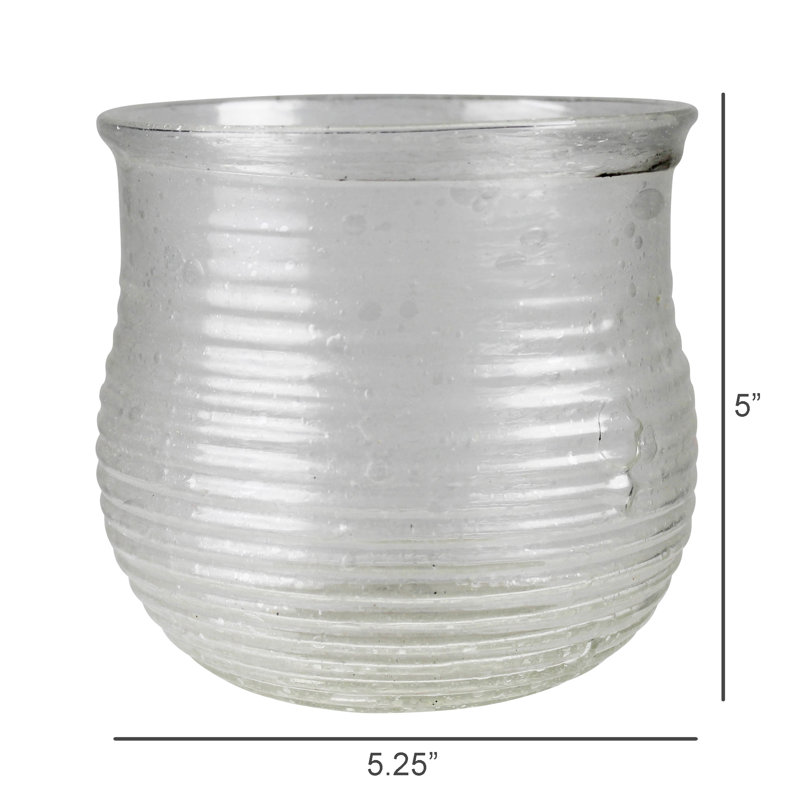 Vase ensemencé, verre