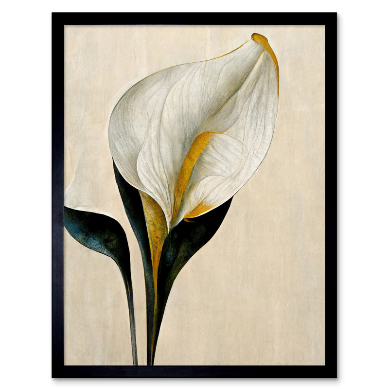 Cala Lily Lilies Flowers Bouquet Abstract - Single Picture Frame Print