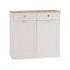 Armoire à ordures inclinable à deux tiroirs et deux compartiments