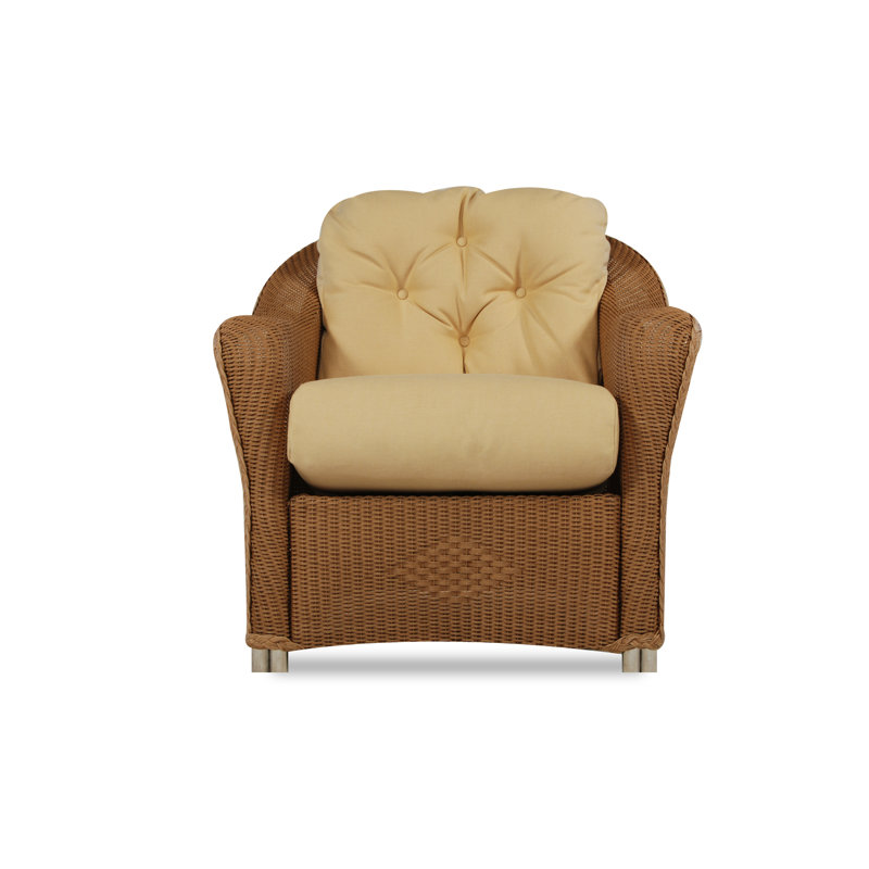 Reflections Outdoor Lounge Chair, Demo Stone, Ivory