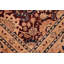 Tapis en laine aubergine / brun clair Parez