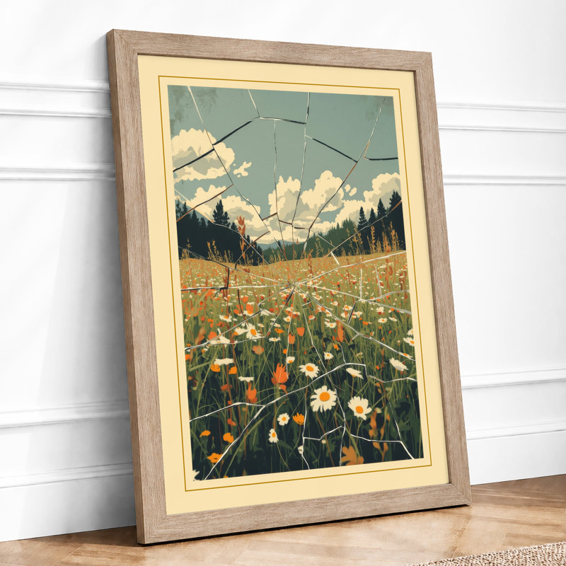 Wildflower Meadow Botanical - Print, Oak, A3 - 42.0 x 29.7 cm