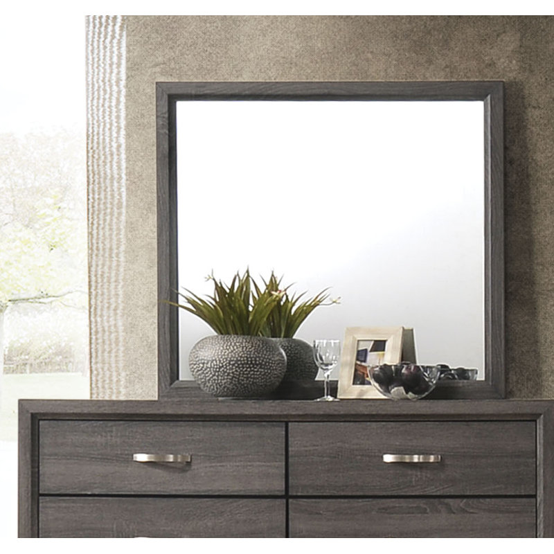 Commode double 6 tiroirs avec miroir Aarit