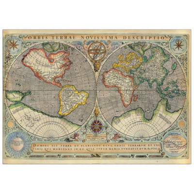 'World Map 2' Graphic Art
