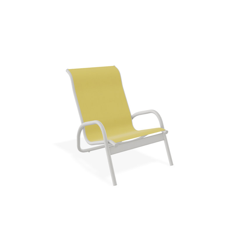 Gardenella Patio Chair, Yellow, Snow