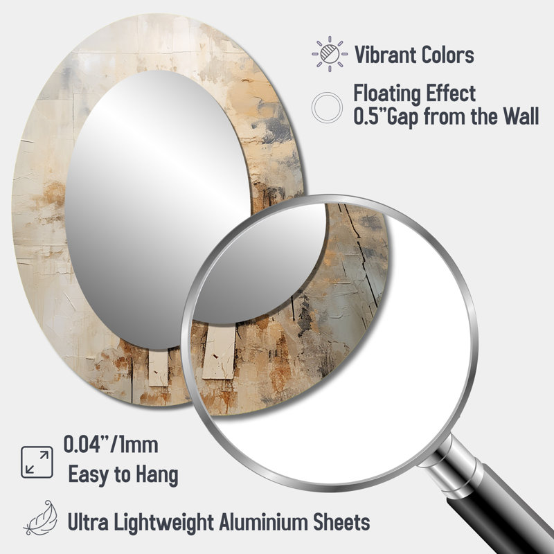 Miroir mural Minimalisme, 40 po x 30 po