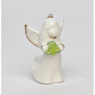3.25'' Handmade Porcelain Hanging Figurine Ornament