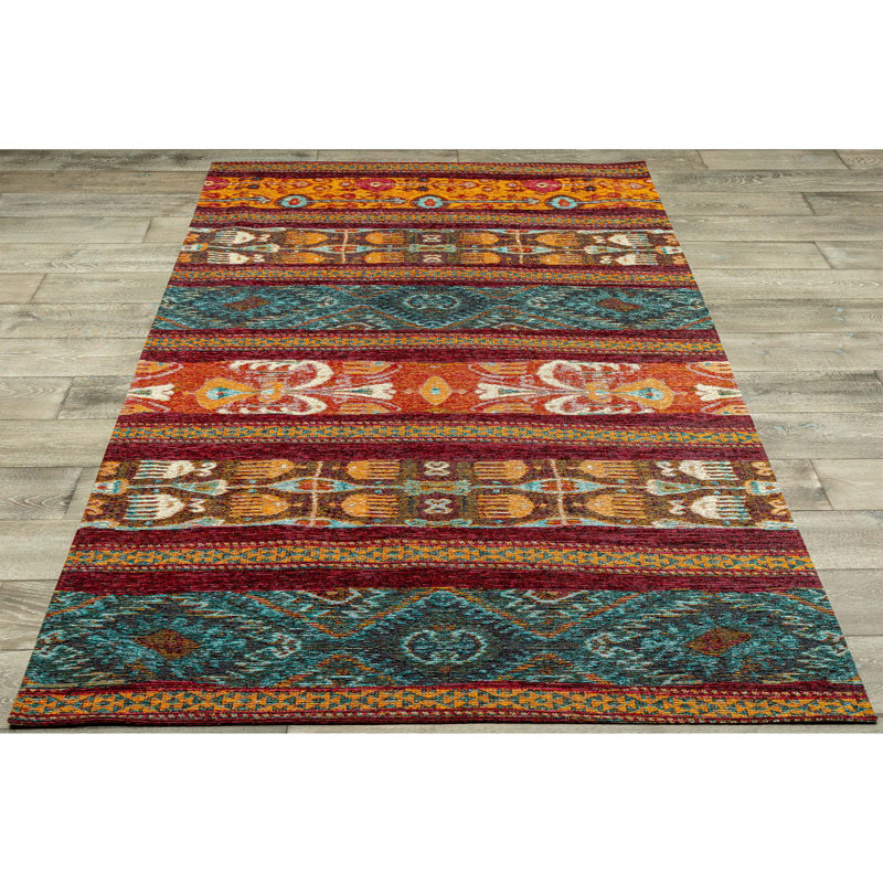 Episkopi Striped Indoor Rug, Rectangle 7'8" x 11'