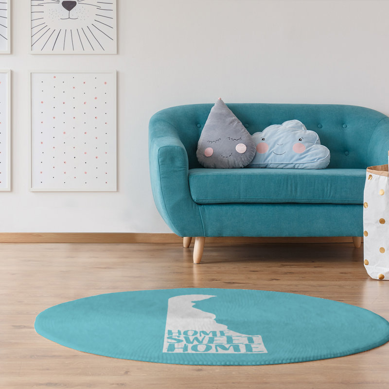 Tapis de poly-chenille en polyester home delaware