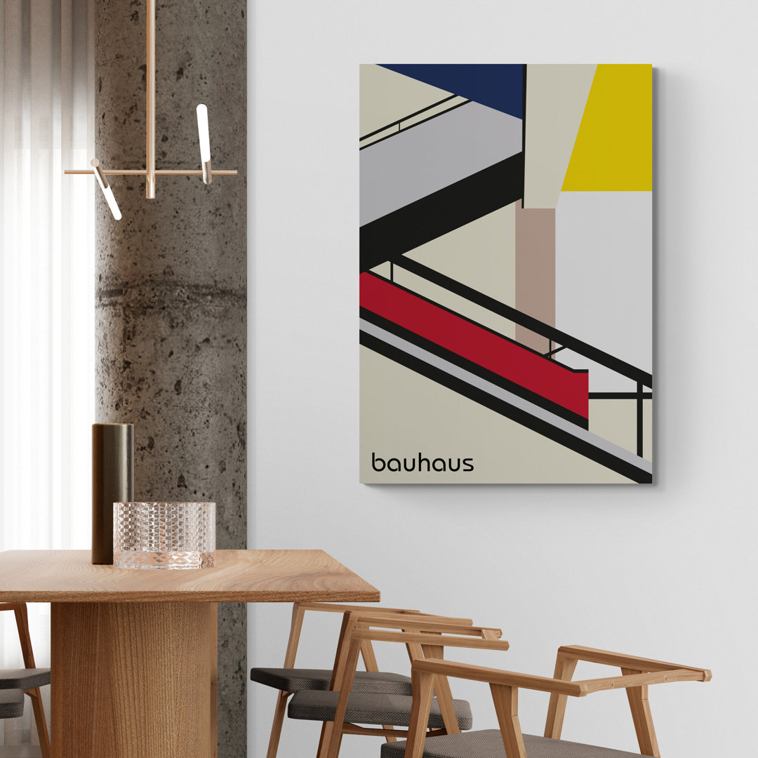 Bauhaus - The Staircase - Wrapped Canvas Print