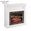 Fireplace Mantel (23" Fireplace Not Included) -White,41.34"W*14"D*40"H-1973829717