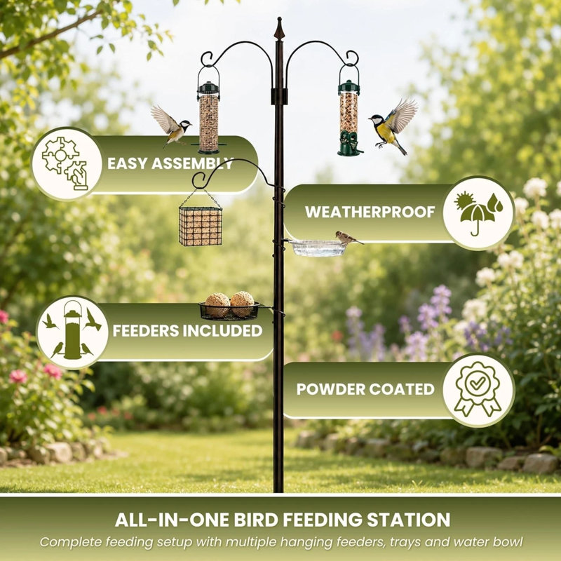Heavy Duty Metal Bird Feeder