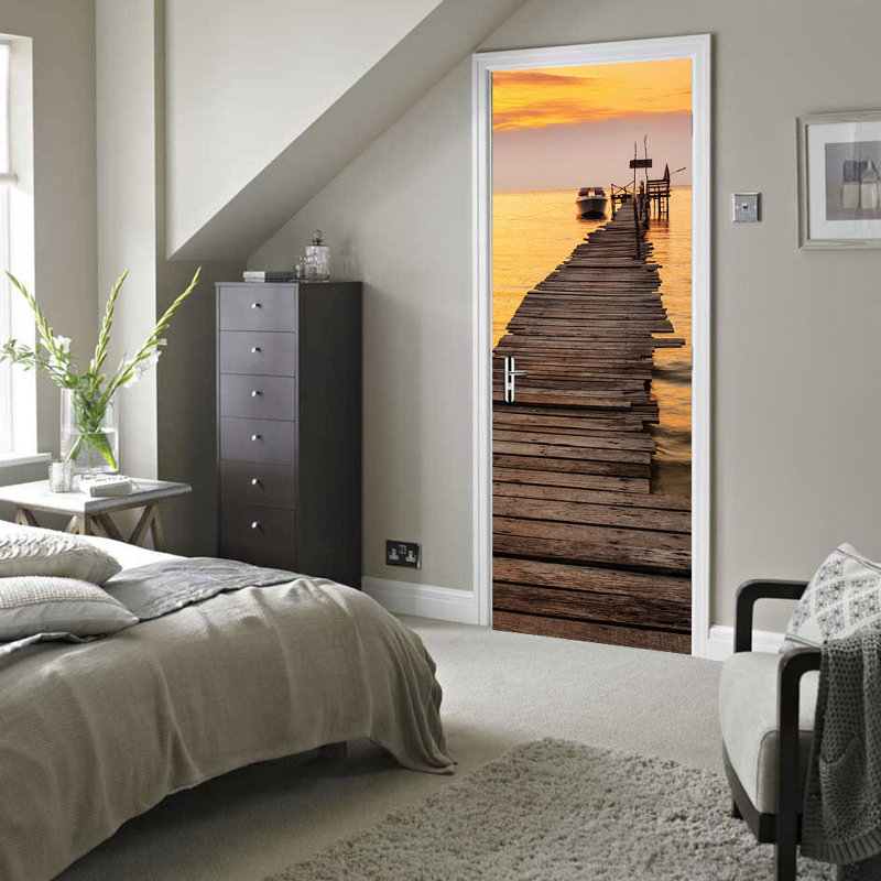 Nautical & Beach Door Decal, 2 Packs