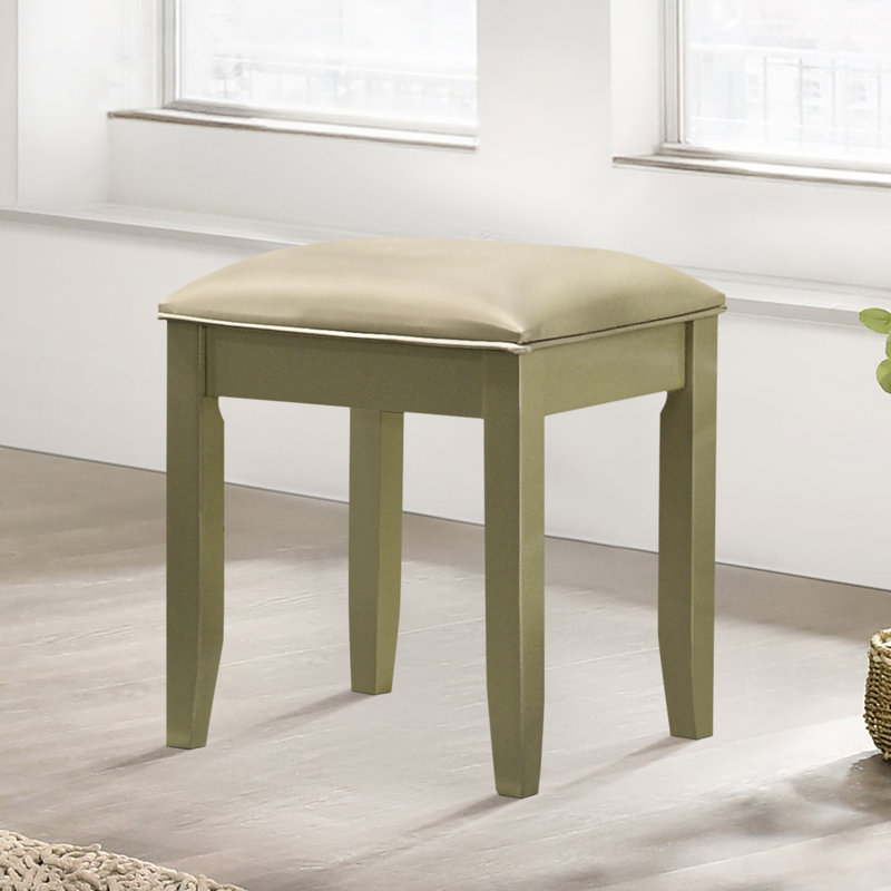 Tabouret de coiffeuse Kamille, Champagne, Champagne
