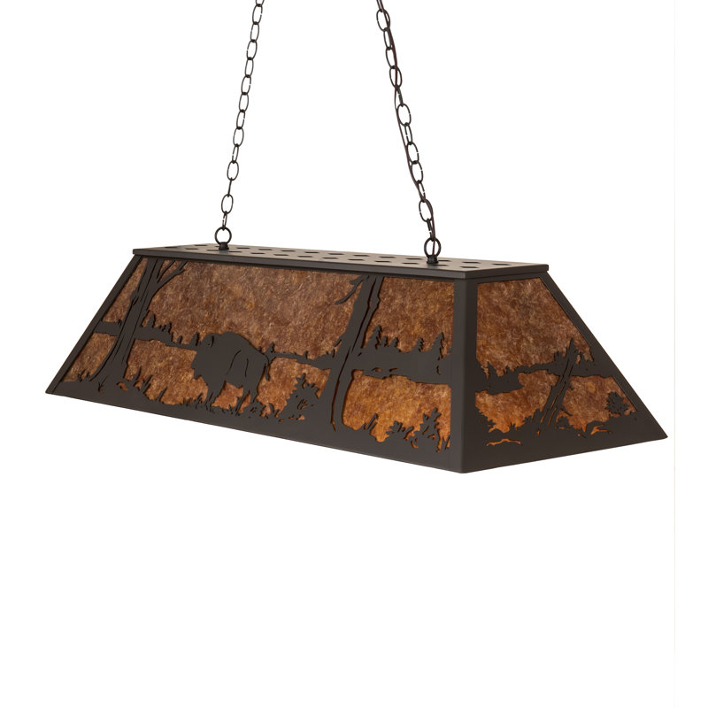 Rustic Lodge 6 - Light Pendant, 22" H x 17" W x 48" L