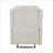 Recliners Taupe Faux Leather Reclining Chair with Solid Wood Frame | Taupe | Solid Wood-1481697323