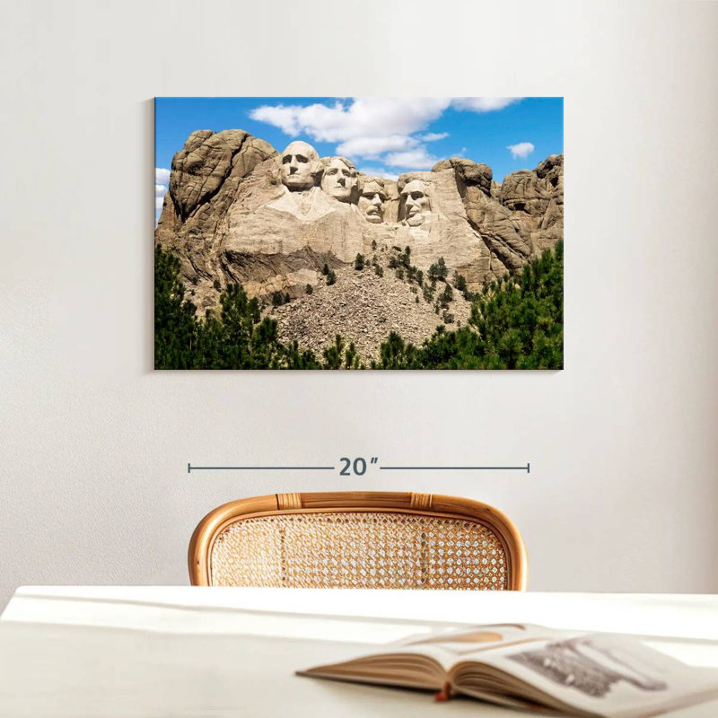 Lelar Mount Rushmore Landmark, 16" H x 24" W
