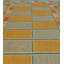 Tapis jaune / bleu / gris Modern