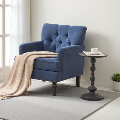 Fauteuil club capitonné, fauteuil d'appoint, fauteuil capitonné, canapé en velours côtelé pour chambre à coucher, salon