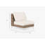 Chaise sans accoudoirs d'extérieur en osier brun-111448835-111448836