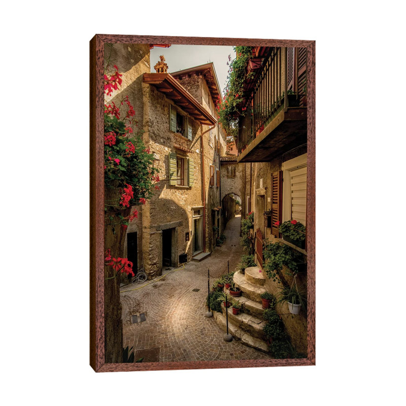 Tremosine 1 Piece Wall Art on Canvas, 66.04 cm H x 45.72 cm W, Classic Brown Wood Framed