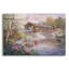 Art mural en verre épique 24 po x 16 po «Country Thoroughtage» par Nicky Boehme-1974279986