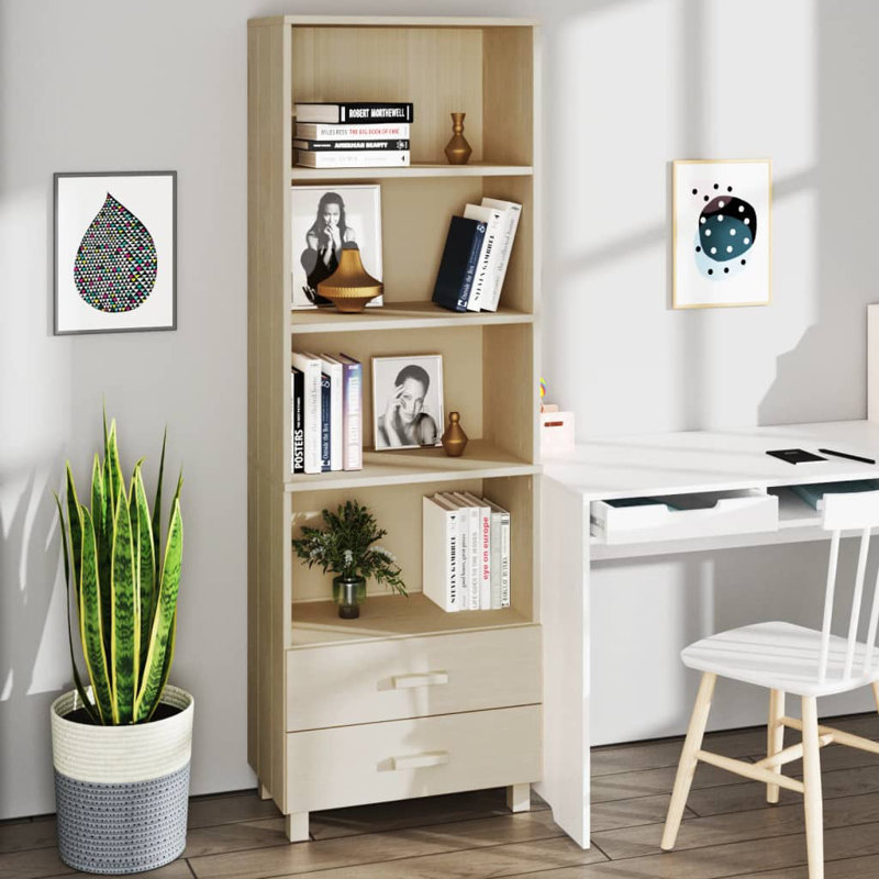 Haniya 60cm Solid Wood Sideboard, Honey Brown