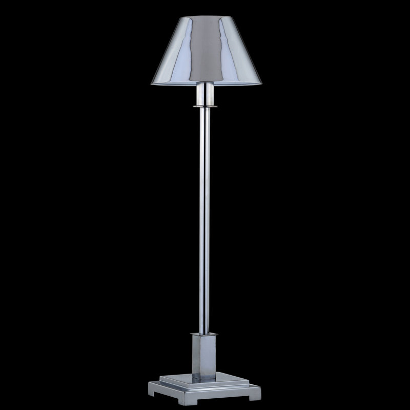 Moore Metal Buffet Lamp, Chrome
