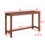 Table de bar et chaise 4 pièces avec charge de courant alternatif, table de 59 pouces, 3 tabourets en lin confortables résistants aux éclaboussures, pieds en bois massif, prise de courant encastrée pour salle à manger, tabourets rembourrés, pour la vie