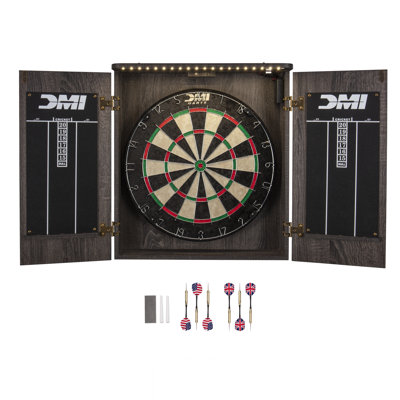 Ensemble d'armoire à jeu de fléchettes à DEL 18 po DMI Sports
