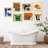 " Multicolor Colorful Mid-Century Grunge Paint Stroke Abstract Geometric " 7 - Pieces-99535723-92573591