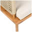Fauteuil club en bois d'acacia et corde avec coussins l 29 po x P 32 po x H 11,5 po Christopher Knight Home