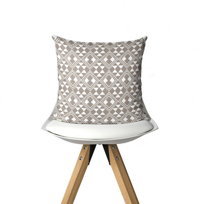 Housse de coussin d'intérieur tribal Komi