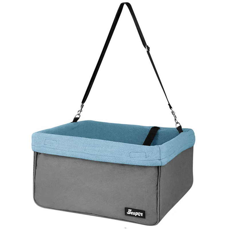 Booster en polyester, H 16 po x l 9 po x P 16 po, Gris te bleu