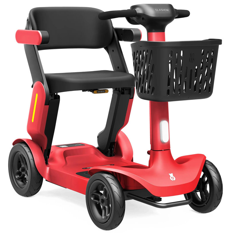 Scooter électrique pliable: S3 - Rouge, Rouge / Noir