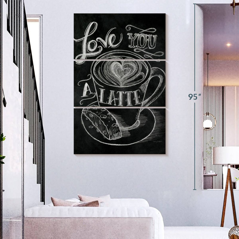 Tergel Love You A Latte I, H 74 po x l 48 po