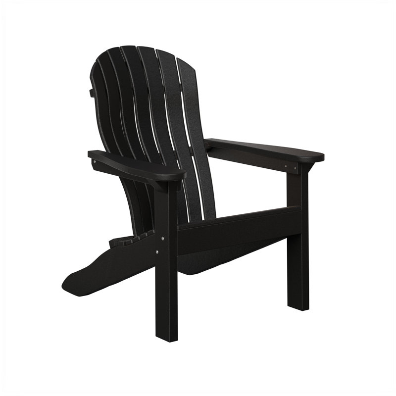 Berlin Gardens Contour Adirondack Chair, Black