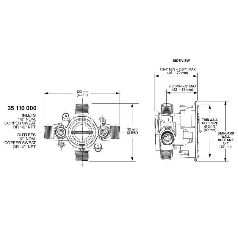 Grohsafe Pressure Balance Valve