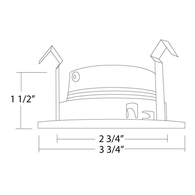 3.75'' Dimmable Standard Recessed Lighting Kit