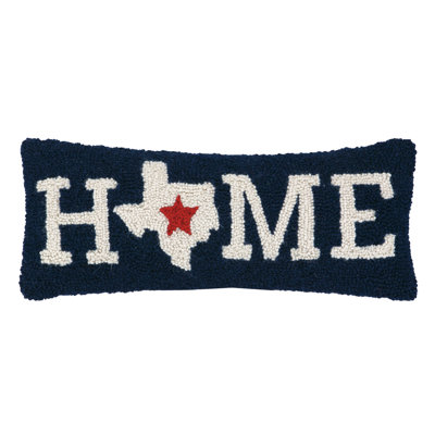  Texas Home Wool Lumbar Pillow