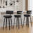 Swivel Upholstered Stool With T-Shaped Backrest-1438317361-1438317366-1410634227