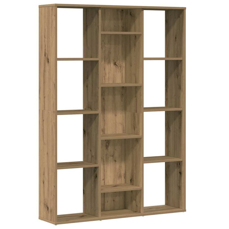 Nickens 140 cm H x 100 cm W Standard Bookcase, Artisan Oak