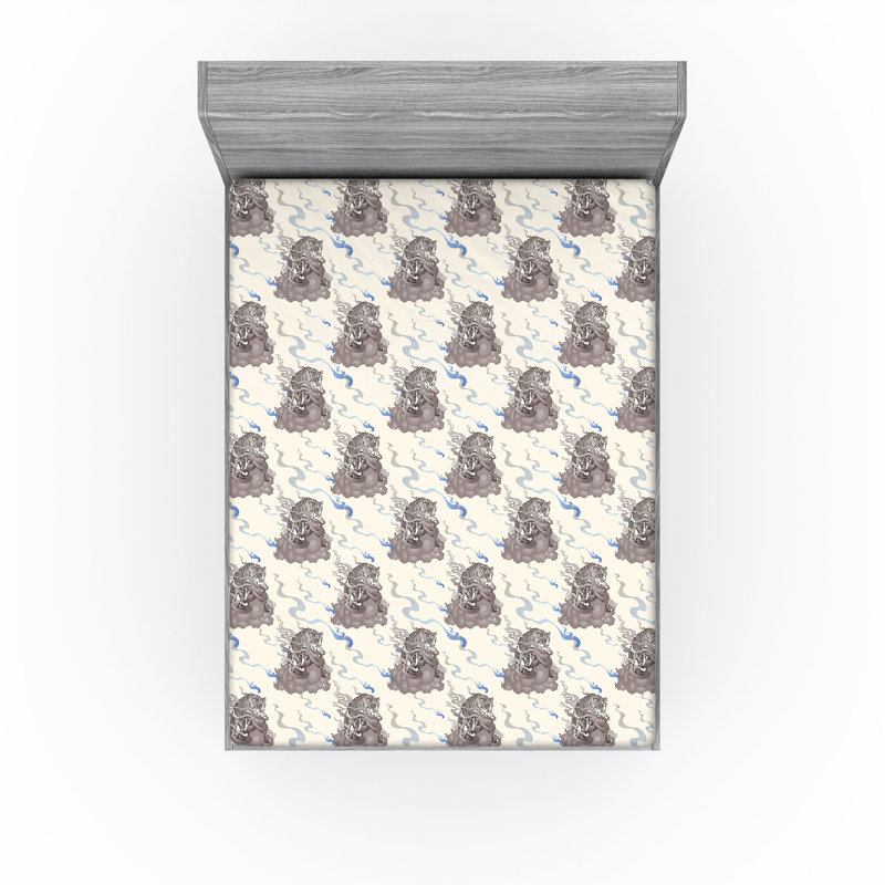Drap-housse japonais Ambesonne, Drap-housse très grand californien