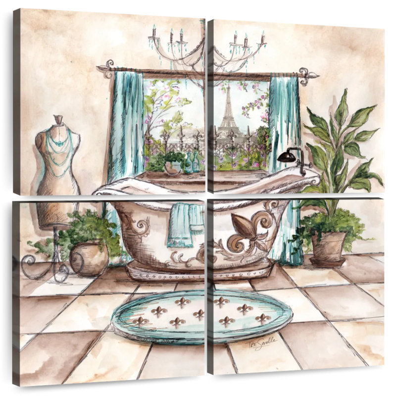 Kerrick Paris Bath I, H 18 po x l 18 po